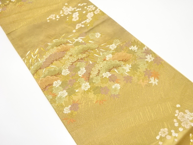 JAPANESE FUKURO OBI / WOVEN SAKURA